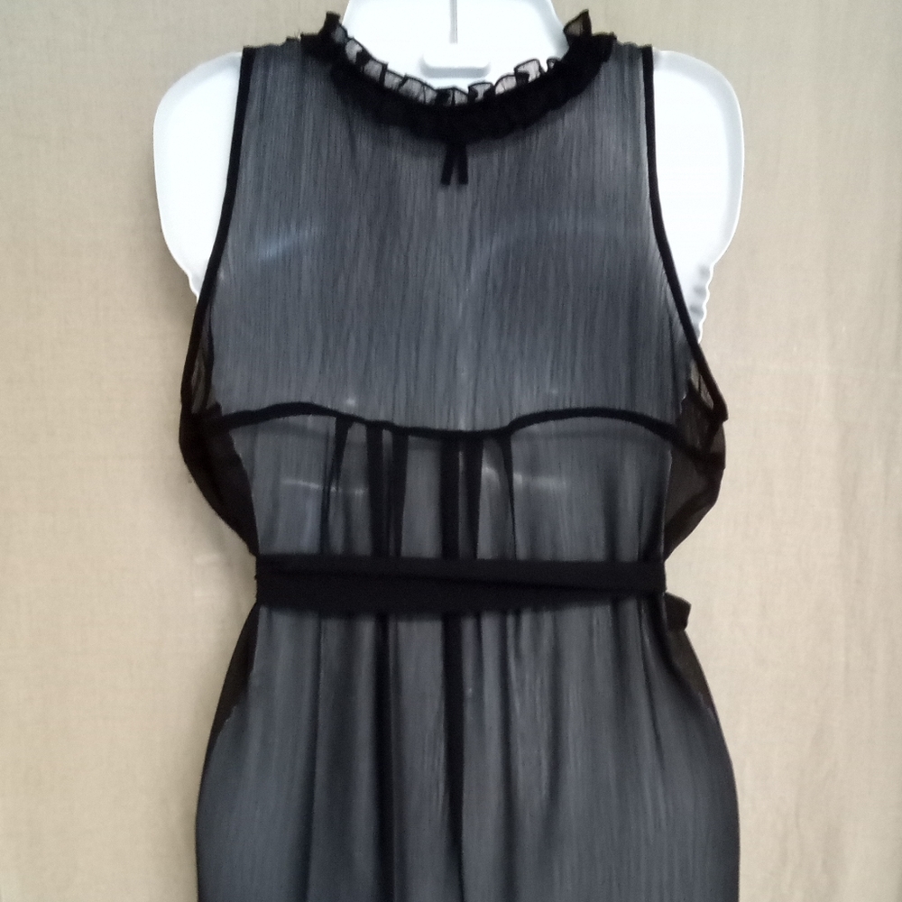 Lapis Ruffled Tunic, Size M - Picture 2 of 3